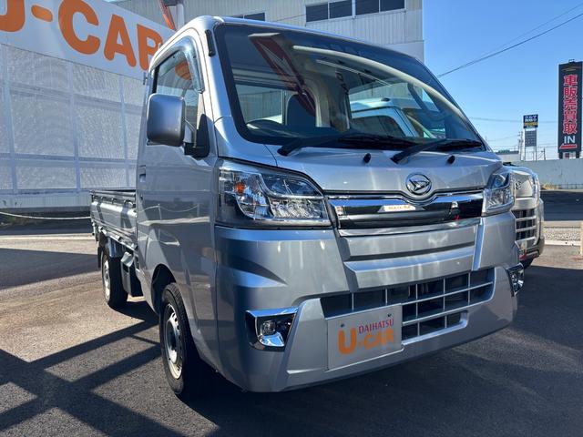 ハイゼットトラックエクストラＳＡIIIｔ２ＷＤ　ＭＴ　キーフリーシステム　マニュアルエアコン　パワーステアリング　パワーウィンドウ　ＵＶカットガラス　ハロゲンヘッドライト（静岡県）の中古車