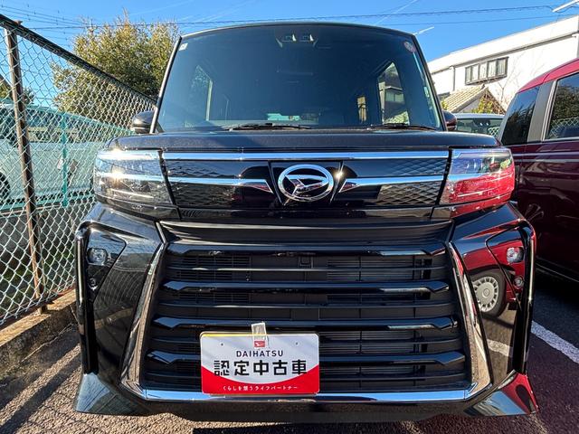 タントカスタムＸ１４インチアルミホイール　大型エアロバンパー　フルＬＥＤヘッドランプ　オート格納式カラードドアミラー　両側パワースライドドア　キーフリーシステム　プッシュボタンスタート（静岡県）の中古車