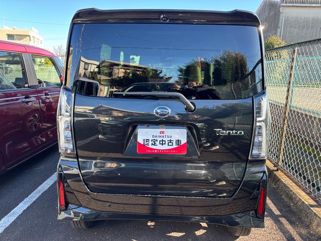 タントカスタムＸ１４インチアルミホイール　大型エアロバンパー　フルＬＥＤヘッドランプ　オート格納式カラードドアミラー　両側パワースライドドア　キーフリーシステム　プッシュボタンスタート（静岡県）の中古車