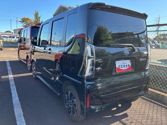 タントカスタムＸ１４インチアルミホイール　大型エアロバンパー　フルＬＥＤヘッドランプ　オート格納式カラードドアミラー　両側パワースライドドア　キーフリーシステム　プッシュボタンスタート（静岡県）の中古車