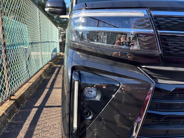 タントカスタムＸ１４インチアルミホイール　大型エアロバンパー　フルＬＥＤヘッドランプ　オート格納式カラードドアミラー　両側パワースライドドア　キーフリーシステム　プッシュボタンスタート（静岡県）の中古車