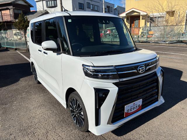 タントカスタムＲＳ１５インチアルミホイール　キーフリーシステム　プッシュボタンスタート　オートエアコン（プッシュ式）　フルＬＥＤヘッドランプ　オート格納式カラードドアミラー　本革巻ステアリングホイール（静岡県）の中古車