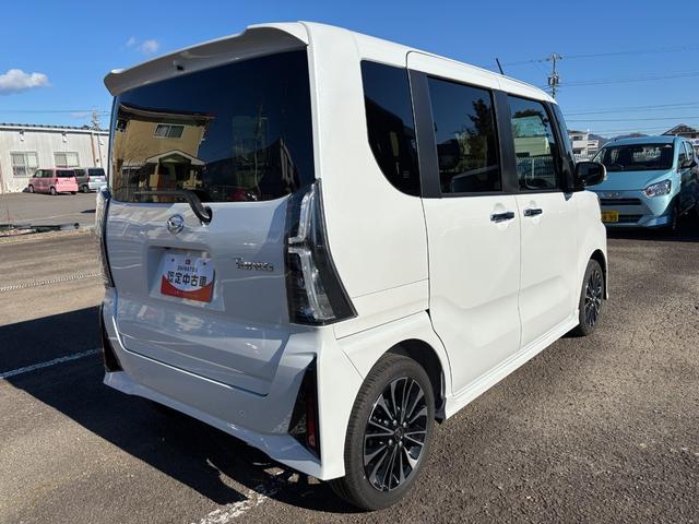 タントカスタムＲＳ１５インチアルミホイール　キーフリーシステム　プッシュボタンスタート　オートエアコン（プッシュ式）　フルＬＥＤヘッドランプ　オート格納式カラードドアミラー　本革巻ステアリングホイール（静岡県）の中古車