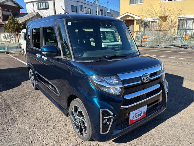 タントカスタムＲＳスタイルセレクション１５インチアルミホイール　キーフリーシステム　プッシュボタンスタート　オートエアコン（プッシュ式）　フルＬＥＤヘッドランプ　オート格納式カラードドアミラー　本革巻ステアリングホイール（静岡県）の中古車