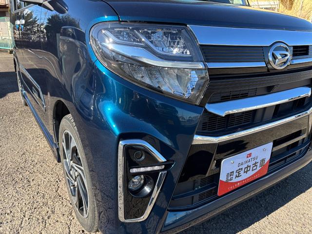 タントカスタムＲＳスタイルセレクション１５インチアルミホイール　キーフリーシステム　プッシュボタンスタート　オートエアコン（プッシュ式）　フルＬＥＤヘッドランプ　オート格納式カラードドアミラー　本革巻ステアリングホイール（静岡県）の中古車