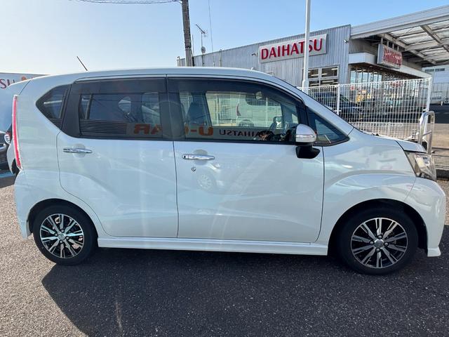 ムーヴカスタム X ハイパーSAII14インチアルミホイール スーパーUVIRカットガラス ウレタンステアリングホイール ウレタンインパネセンターシフト LEDルームランプ(静岡県)の中古車