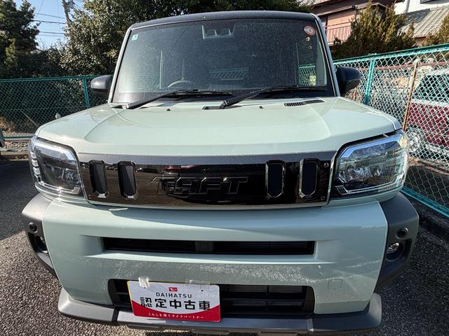 タフトＧ　ダーククロムベンチャーメッキドアアウターハンドル　１５インチアルミホイール　オートレベリング機能付フルＬＥＤヘッドランプ　ＬＥＤフォグランプ　本革巻ステアリングホイール　本革巻インパネセンターシフト（静岡県）の中古車