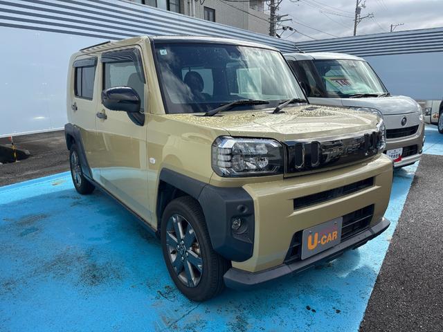 タフトＧ１５インチアルミホイール　オートレベリング機能付フルＬＥＤヘッドランプ　ＬＥＤフォグランプ　本革巻ステアリングホイール　本革巻インパネセンターシフト　ＴＦＴカラーマルチインフォメーションディスプレイ（静岡県）の中古車