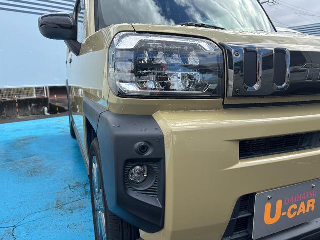 タフトＧ１５インチアルミホイール　オートレベリング機能付フルＬＥＤヘッドランプ　ＬＥＤフォグランプ　本革巻ステアリングホイール　本革巻インパネセンターシフト　ＴＦＴカラーマルチインフォメーションディスプレイ（静岡県）の中古車