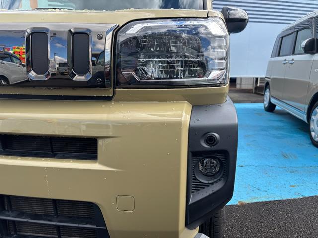 タフトＧ１５インチアルミホイール　オートレベリング機能付フルＬＥＤヘッドランプ　ＬＥＤフォグランプ　本革巻ステアリングホイール　本革巻インパネセンターシフト　ＴＦＴカラーマルチインフォメーションディスプレイ（静岡県）の中古車