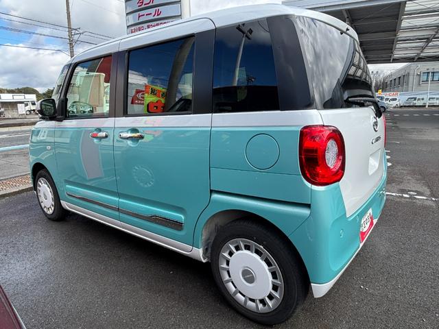 ムーヴキャンバスストライプスＧ１４インチフルホイールキャップ　ＬＥＤヘッドランプ　ＬＥＤフォグランプ　ホっとカップホルダー　両側パワースライドドア　キーフリーシステム　プッシュボタンスタート　ＵＶカットガラス（静岡県）の中古車