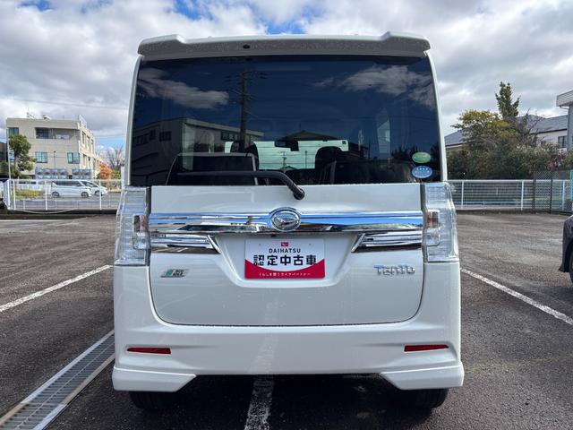 タントカスタムＲＳ　ＳＡ１５インチアルミホイール　大型エアロバンパー　ＬＥＤヘッドランプ　オート格納式カラードドアミラー　本革巻ステアリングホイール　両側パワースライドドア（静岡県）の中古車