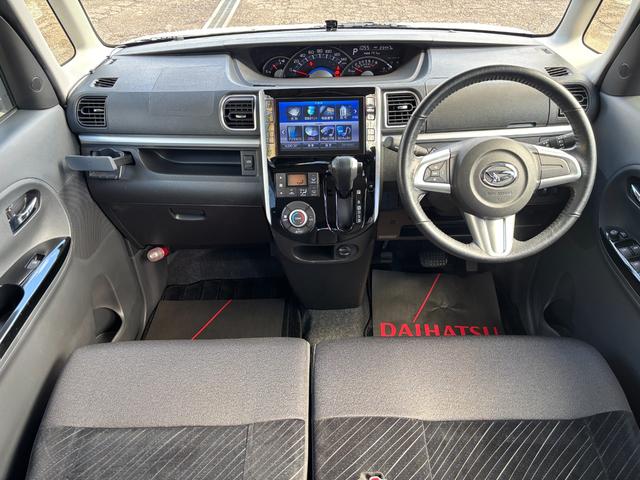 タントカスタムＲＳ　ＳＡ１５インチアルミホイール　大型エアロバンパー　ＬＥＤヘッドランプ　オート格納式カラードドアミラー　本革巻ステアリングホイール　両側パワースライドドア（静岡県）の中古車