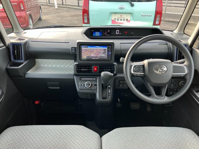 タントＸ１４インチフルホイールキャップ　フルＬＥＤヘッドランプ　オート格納式カラードドアミラー　左側パワースライドドア　ＴＦＴカラーマルチインフォメーションディスプレイ　フルファブリックシート（静岡県）の中古車