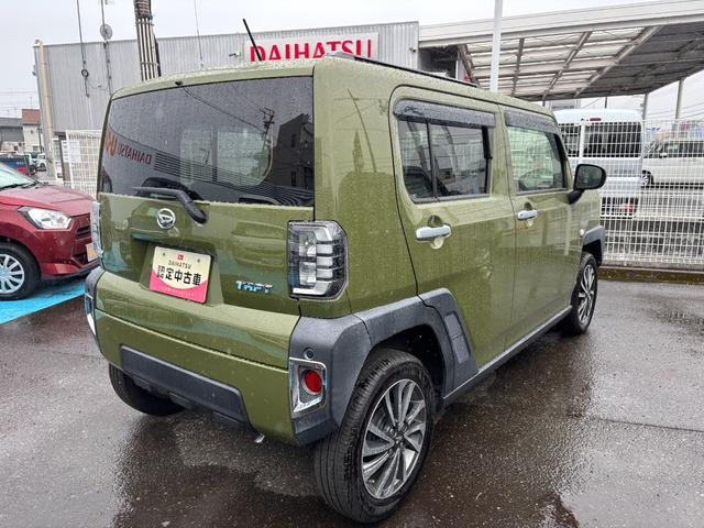 タフトG15インチアルミホイール オートレベリング機能付フルLEDヘッドランプ LEDフォグランプ 本革巻ステアリングホイール 本革巻インパネセンターシフト TFTカラーマルチインフォメーションディスプレイ(静岡県)の中古車