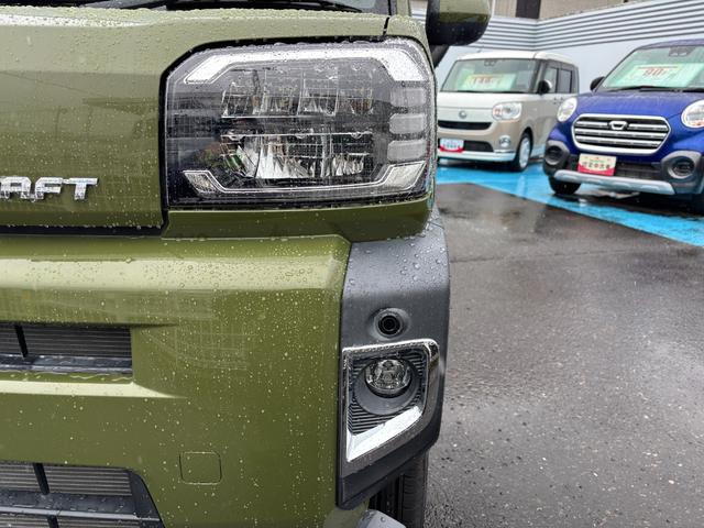 タフトG15インチアルミホイール オートレベリング機能付フルLEDヘッドランプ LEDフォグランプ 本革巻ステアリングホイール 本革巻インパネセンターシフト TFTカラーマルチインフォメーションディスプレイ(静岡県)の中古車