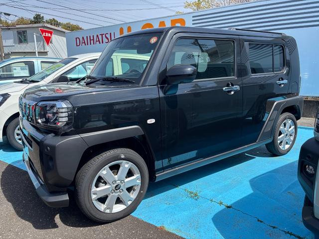 タフトGターボ クロムベンチャー15インチアルミホイール(シルバー塗装) オートレベリング機能付フルLEDヘッドランプ LEDフォグランプ 本革巻ステアリングホイール 本革巻インパネセンターシフト(静岡県)の中古車