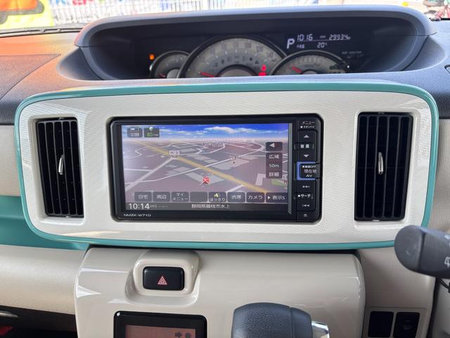 ムーヴキャンバスＧホワイトアクセントＶＳ　ＳＡIII１４インチフルホイールキャップ　ＬＥＤヘッドランプ　キーフリーシステム　両側パワースライドドア　オートエアコン（プッシュ式）　オートライト　置きラクボックス（静岡県）の中古車