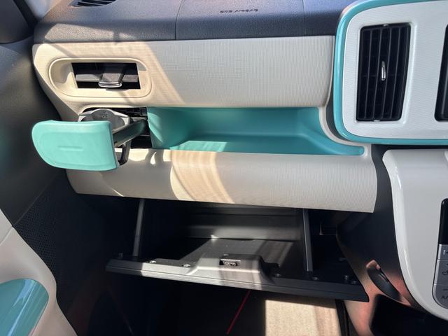 ムーヴキャンバスＧホワイトアクセントＶＳ　ＳＡIII１４インチフルホイールキャップ　ＬＥＤヘッドランプ　キーフリーシステム　両側パワースライドドア　オートエアコン（プッシュ式）　オートライト　置きラクボックス（静岡県）の中古車