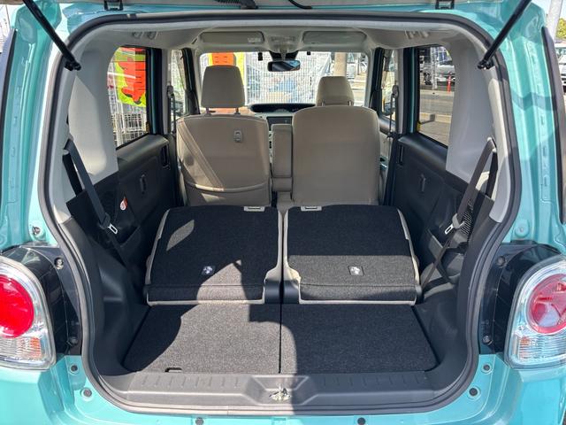 ムーヴキャンバスＧホワイトアクセントＶＳ　ＳＡIII１４インチフルホイールキャップ　ＬＥＤヘッドランプ　キーフリーシステム　両側パワースライドドア　オートエアコン（プッシュ式）　オートライト　置きラクボックス（静岡県）の中古車