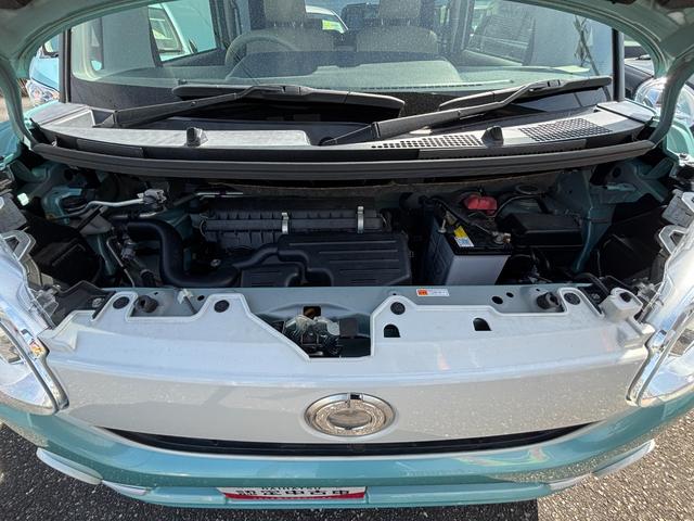 ムーヴキャンバスＧホワイトアクセントＶＳ　ＳＡIII１４インチフルホイールキャップ　ＬＥＤヘッドランプ　キーフリーシステム　両側パワースライドドア　オートエアコン（プッシュ式）　オートライト　置きラクボックス（静岡県）の中古車