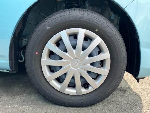 ミライースＬ　ＳＡIII１３インチフルホイールキャップ　マルチリフレクターハロゲンヘッドランプ　可倒式ドアミラー　自発光式デジタルメーターアンバーイルミネーションメーター　マニュアルエアコン（ダイヤル式）　キーレスエントリー（静岡県）の中古車