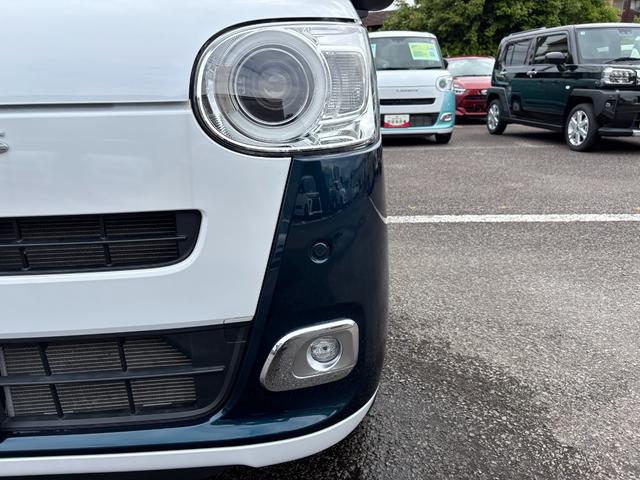 ムーヴキャンバスストライプスG14インチフルホイールキャップ LEDヘッドランプ LEDフォグランプ ホっとカップホルダー 両側パワースライドドア キーフリーシステム プッシュボタンスタート UVカットガラス(静岡県)の中古車