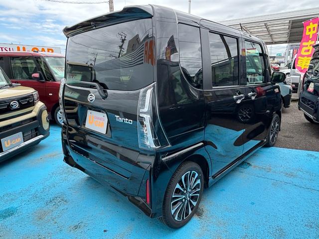 タントカスタムＲＳ　ｅｃｏ　ＩＤＬＥ非装着車１５インチアルミホイール　キーフリーシステム　プッシュボタンスタート　オートエアコン（プッシュ式）　フルＬＥＤヘッドランプ　オート格納式カラードドアミラー　本革巻ステアリングホイール（静岡県）の中古車