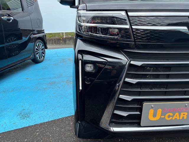 タントカスタムＲＳ　ｅｃｏ　ＩＤＬＥ非装着車１５インチアルミホイール　キーフリーシステム　プッシュボタンスタート　オートエアコン（プッシュ式）　フルＬＥＤヘッドランプ　オート格納式カラードドアミラー　本革巻ステアリングホイール（静岡県）の中古車