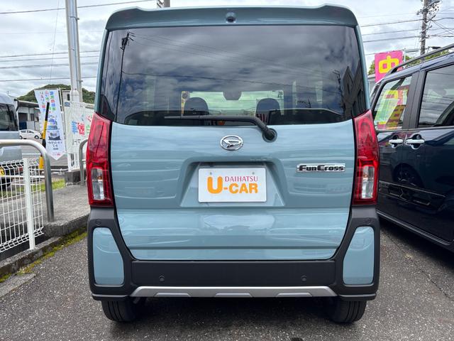 タントファンクロスターボ１５インチアルミホイール　フルＬＥＤヘッドランプ　オート格納式カラードドアミラー　両側パワースライドドア　キーフリーシステム　プッシュボタンスタート（静岡県）の中古車