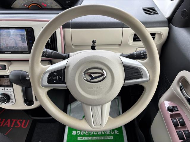 ムーヴキャンバスＸホワイトアクセントリミテッド　ＳＡIII１４インチフルホイールキャップ　キーフリーシステム　両側パワースライドドア　オートエアコン（プッシュ式）　オートライト　置きラクボックス（静岡県）の中古車