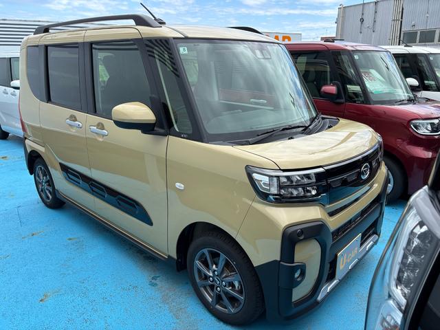 タントファンクロス１４インチアルミホイール　フルＬＥＤヘッドランプ　オート格納式カラードドアミラー　両側パワースライドドア　キーフリーシステム　プッシュボタンスタート（静岡県）の中古車