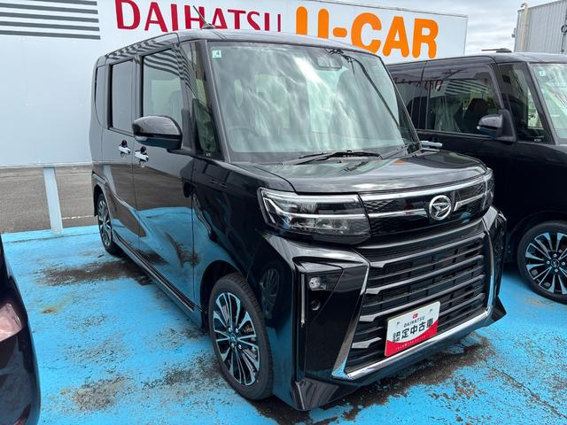 タントカスタムRS15インチアルミホイール キーフリーシステム プッシュボタンスタート オートエアコン(プッシュ式) フルLEDヘッドランプ オート格納式カラードドアミラー 本革巻ステアリングホイール(静岡県)の中古車
