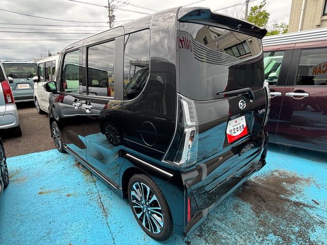 タントカスタムRS15インチアルミホイール キーフリーシステム プッシュボタンスタート オートエアコン(プッシュ式) フルLEDヘッドランプ オート格納式カラードドアミラー 本革巻ステアリングホイール(静岡県)の中古車