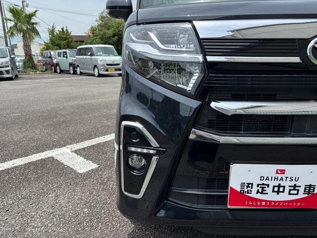 タントカスタムＸスタイルセレクション１４インチアルミホイール　大型エアロバンパー　フルＬＥＤヘッドランプ　オート格納式カラードドアミラー　両側パワースライドドア　ＴＦＴカラーマルチインフォメーションディスプレイ（静岡県）の中古車