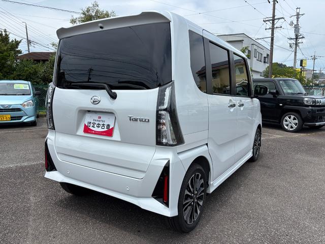 タントカスタムＲＳ１５インチアルミホイール　キーフリーシステム　プッシュボタンスタート　オートエアコン（プッシュ式）　フルＬＥＤヘッドランプ　オート格納式カラードドアミラー　本革巻ステアリングホイール（静岡県）の中古車