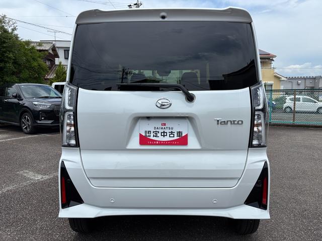 タントカスタムＲＳ１５インチアルミホイール　キーフリーシステム　プッシュボタンスタート　オートエアコン（プッシュ式）　フルＬＥＤヘッドランプ　オート格納式カラードドアミラー　本革巻ステアリングホイール（静岡県）の中古車