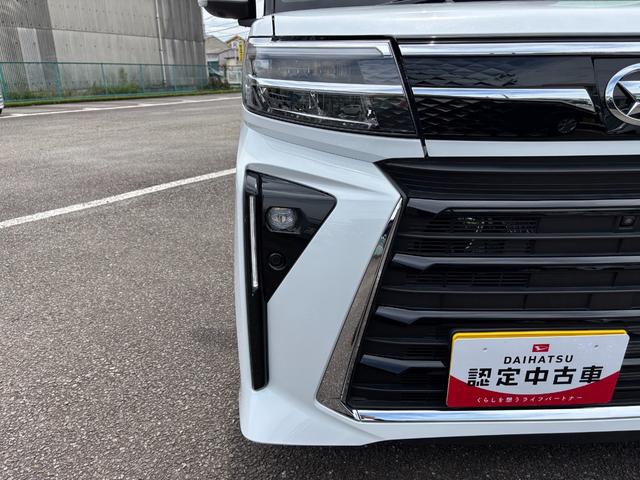 タントカスタムＲＳ１５インチアルミホイール　キーフリーシステム　プッシュボタンスタート　オートエアコン（プッシュ式）　フルＬＥＤヘッドランプ　オート格納式カラードドアミラー　本革巻ステアリングホイール（静岡県）の中古車