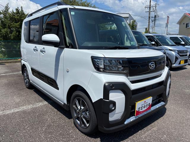 タントファンクロス１４インチアルミホイール　フルＬＥＤヘッドランプ　オート格納式カラードドアミラー　両側パワースライドドア　キーフリーシステム　プッシュボタンスタート（静岡県）の中古車