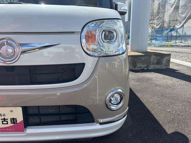 ムーヴキャンバスGメイクアップ SAIII14インチフルホイールキャップ LEDヘッドランプ キーフリーシステム 両側パワースライドドア オートエアコン(プッシュ式) オートライト 置きラクボックス(静岡県)の中古車