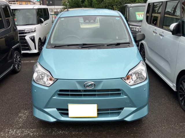 ミライースＬ　ＳＡIII１３インチフルホイールキャップ　マルチリフレクターハロゲンヘッドランプ　可倒式ドアミラー　自発光式デジタルメーターアンバーイルミネーションメーター　マニュアルエアコン（ダイヤル式）　キーレスエントリー（静岡県）の中古車