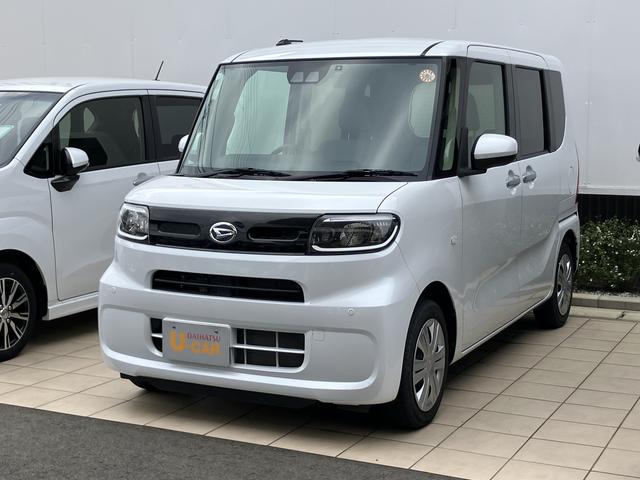 タントＸターボ１４インチフルホイールキャップ　フルＬＥＤヘッドランプ　オート格納式カラードドアミラー　左側パワースライドドア　ＴＦＴカラーマルチインフォメーションディスプレイ　フルファブリックシート（静岡県）の中古車