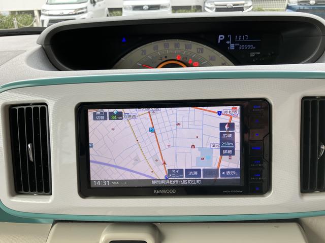ムーヴキャンバスＸリミテッドメイクアップ　ＳＡIII１４インチフルホイールキャップ　キーフリーシステム　両側パワースライドドア　オートエアコン（プッシュ式）　オートライト　置きラクボックス（静岡県）の中古車