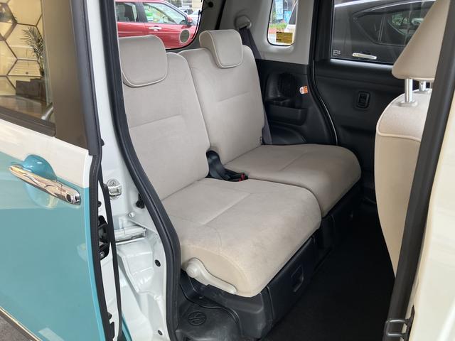 ムーヴキャンバスＸリミテッドメイクアップ　ＳＡIII１４インチフルホイールキャップ　キーフリーシステム　両側パワースライドドア　オートエアコン（プッシュ式）　オートライト　置きラクボックス（静岡県）の中古車