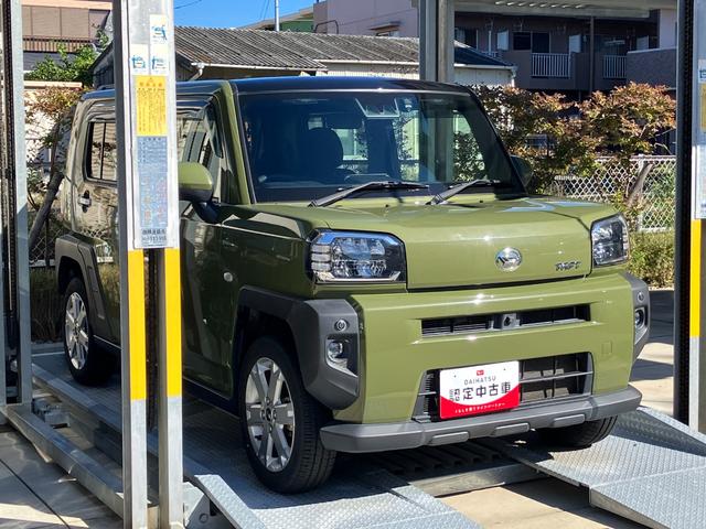 タフトG15インチアルミホイール オートレベリング機能付フルLEDヘッドランプ LEDフォグランプ 本革巻ステアリングホイール 本革巻インパネセンターシフト TFTカラーマルチインフォメーションディスプレイ(静岡県)の中古車