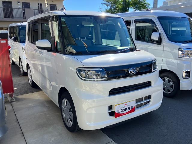 タントX14インチフルホイールキャップ フルLEDヘッドランプ オート格納式カラードドアミラー 左側パワースライドドア TFTカラーマルチインフォメーションディスプレイ フルファブリックシート(静岡県)の中古車