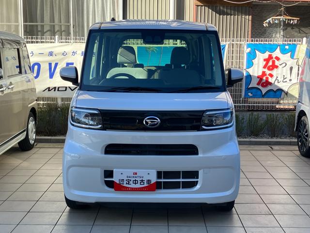 タントX14インチフルホイールキャップ フルLEDヘッドランプ オート格納式カラードドアミラー 左側パワースライドドア TFTカラーマルチインフォメーションディスプレイ フルファブリックシート(静岡県)の中古車