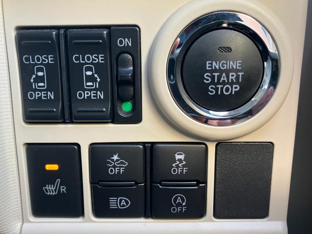 ムーヴキャンバスＧメイクアップＶＳ　ＳＡIII１４インチフルホイールキャップ　ＬＥＤヘッドランプ　キーフリーシステム　両側パワースライドドア　オートエアコン（プッシュ式）　オートライト　置きラクボックス（静岡県）の中古車