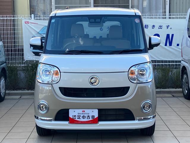 ムーヴキャンバスＧメイクアップＶＳ　ＳＡIII１４インチフルホイールキャップ　ＬＥＤヘッドランプ　キーフリーシステム　両側パワースライドドア　オートエアコン（プッシュ式）　オートライト　置きラクボックス（静岡県）の中古車