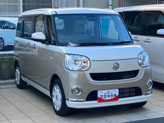 ムーヴキャンバスＧメイクアップＶＳ　ＳＡIII１４インチフルホイールキャップ　ＬＥＤヘッドランプ　キーフリーシステム　両側パワースライドドア　オートエアコン（プッシュ式）　オートライト　置きラクボックス（静岡県）の中古車